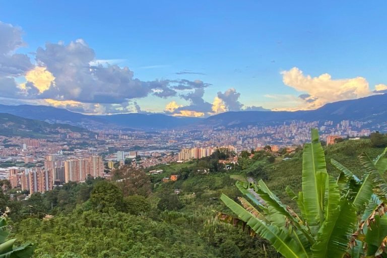 Top 10 things to do in Medellin - Panoramic view over Medellin valley from the countryside